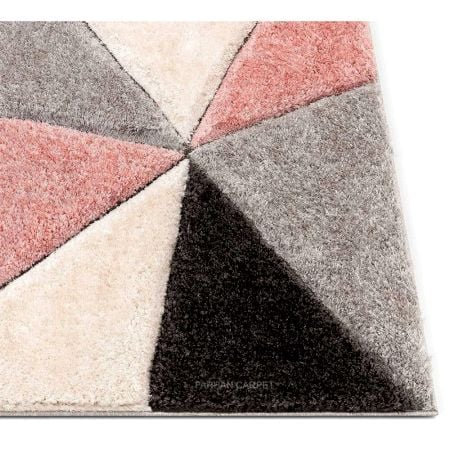 Modern Geometric Bedroom Carpet